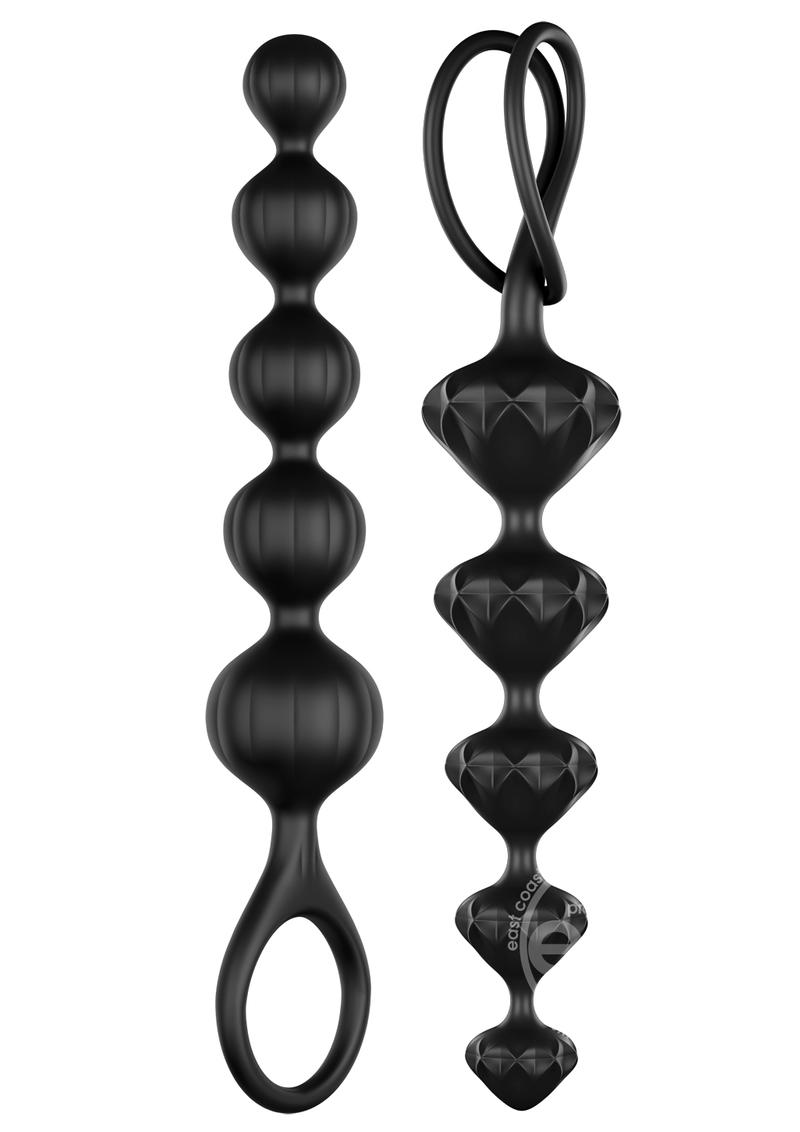 Satisfyer Love Beads Silicone Anal Beads Black