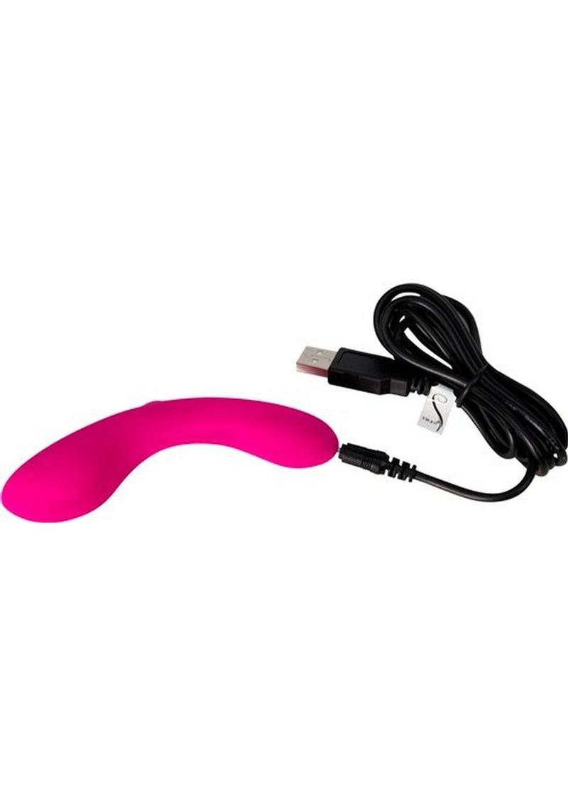 Swan Mini Swan Wand Rechargeable Silicone Vibrator - Pink