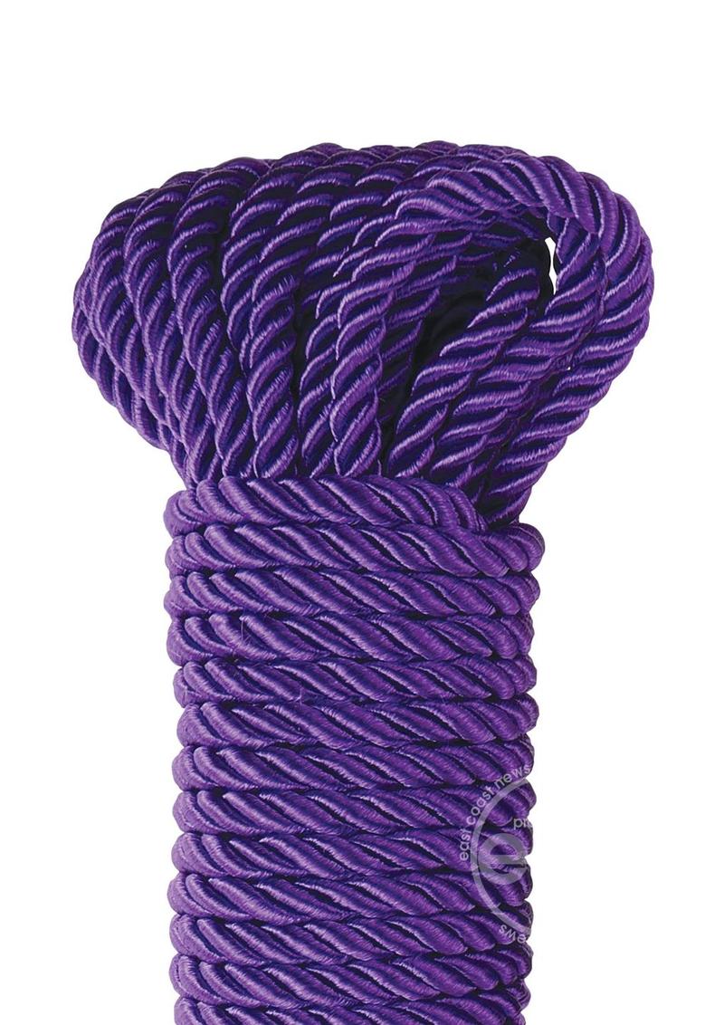 Fetish Fantasy Series Deluxe Silky Rope 32ft - Purple