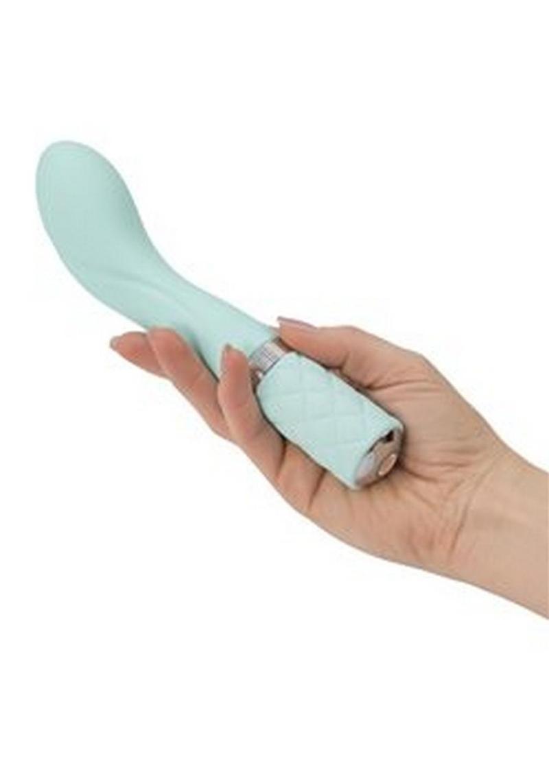 Pillow Talk Sassy Silicone Rechargeable G-Spot Vibrator - Teal