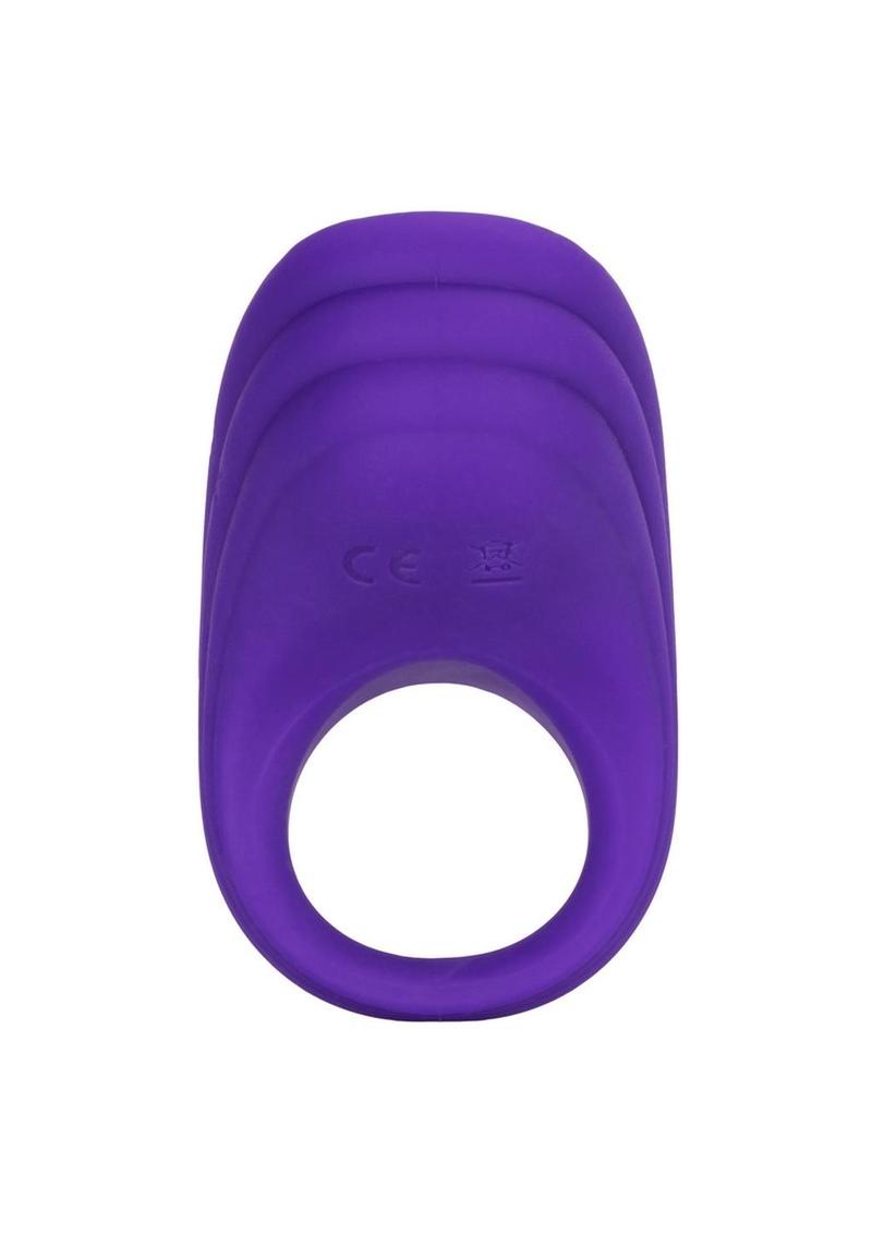 Silicone Rechargeable Passion Enhancer Cock Ring - Purple