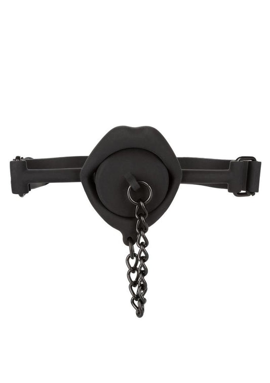 Scandal Silicone Stopper Gag - Black