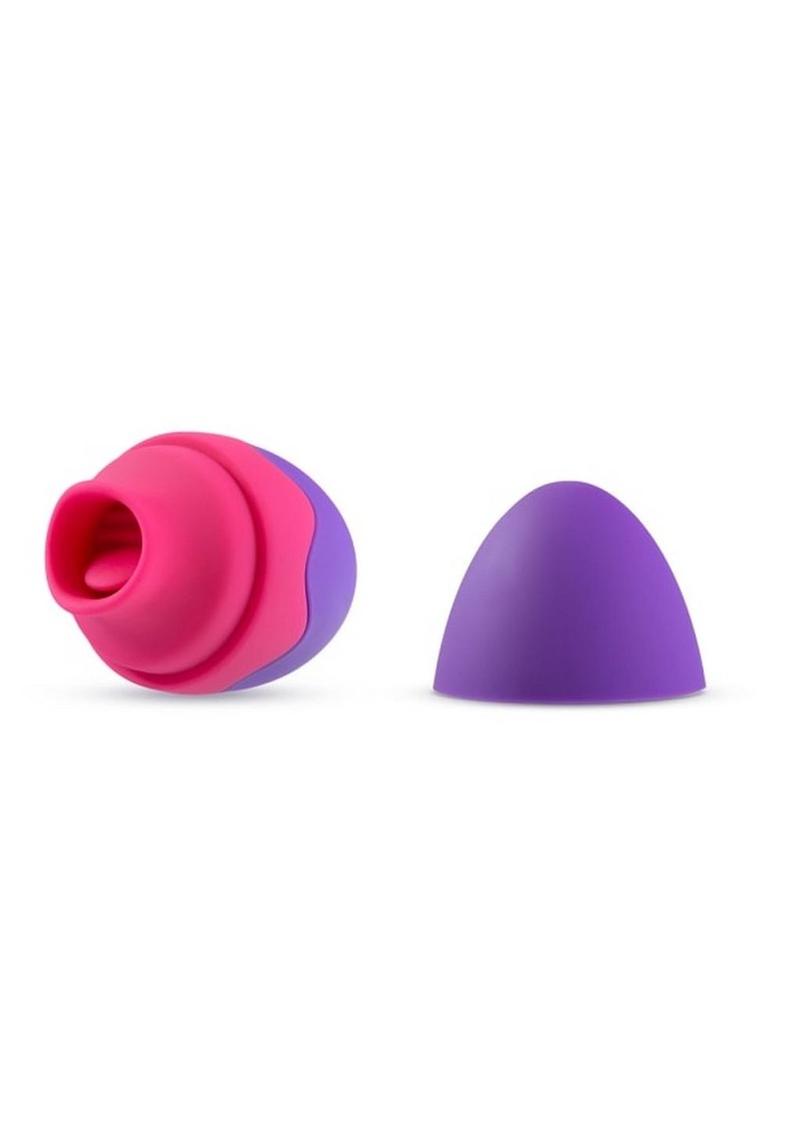 Aria Flutter Tongue Rechargeable Silicone Vibrator - Purple