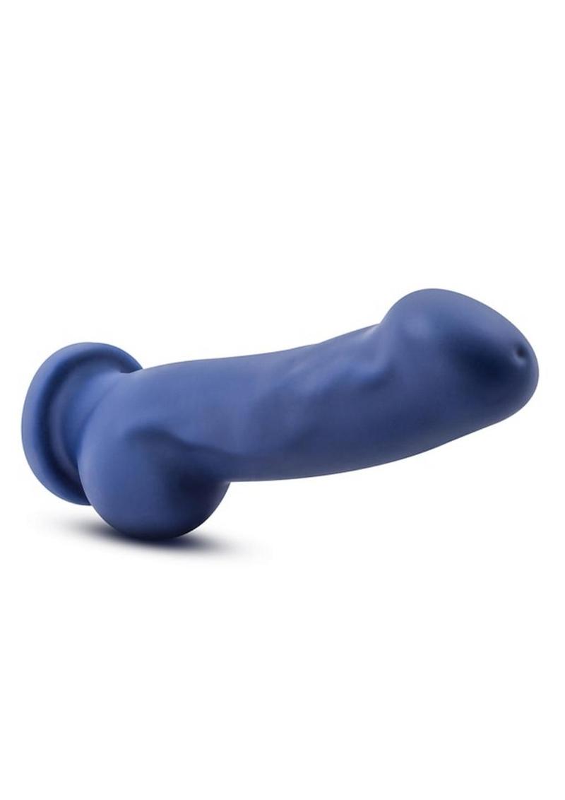 Avant D8 Ergo Silicone Dildo with Suction Cup 7.5in - Indigo