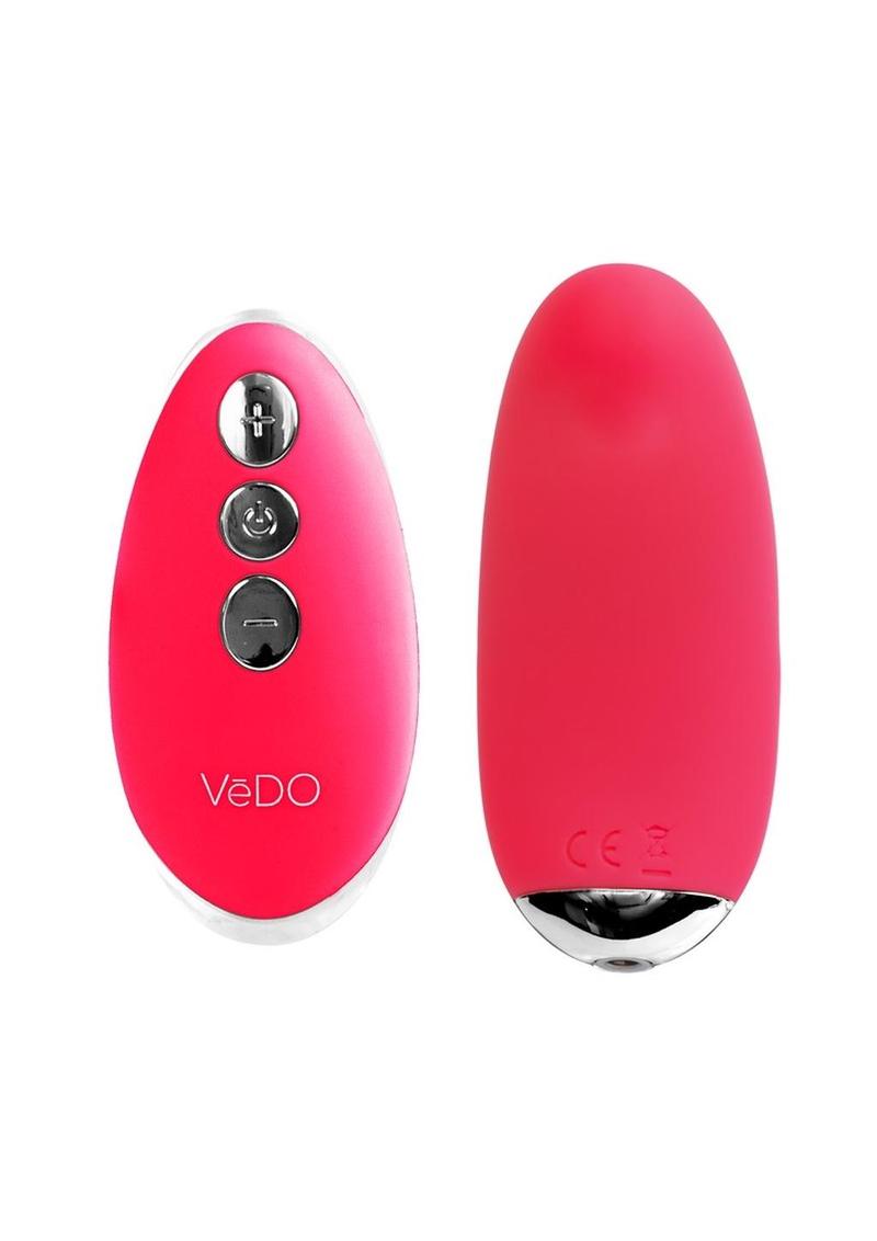 VeDO Niki Rechargeable Silicone Panty Vibe - Foxy Pink