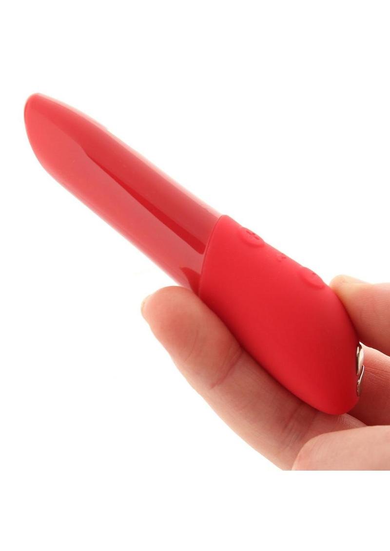 We-Vibe Tango X Rechargeable Clitoral Mini Bullet Vibrator - Cherry Red