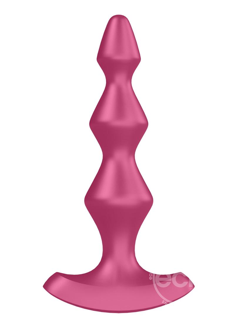 Satisfyer Lolli-Plug 1 Silicone Beaded Anal Plug - Fuchsia