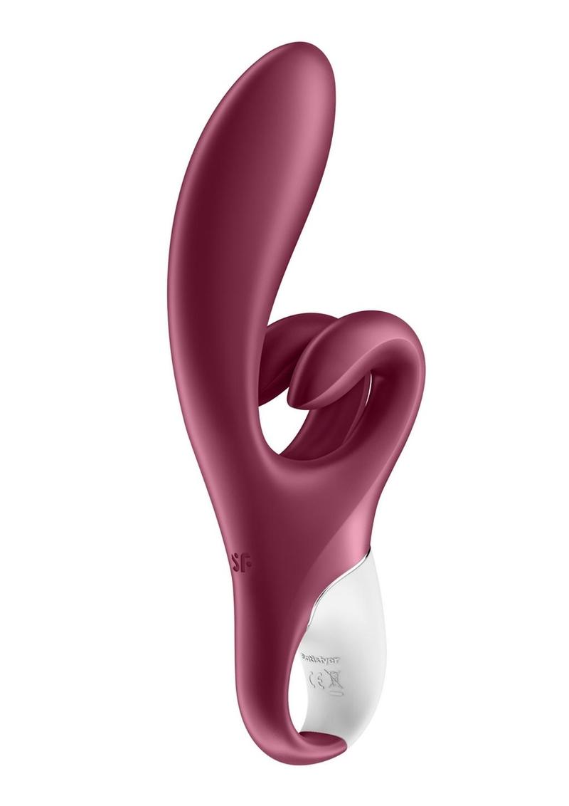 Satisfyer Touch Me Rechargeable Silicone Rabbit Vibrator - Red