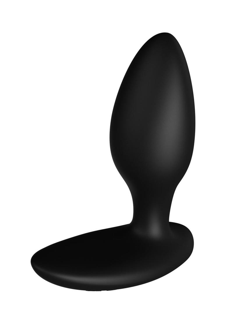 We-Vibe Ditto+ App Compatible Vibrating Rechargeable Silicone Butt Plug with Remote Control - Satin Black