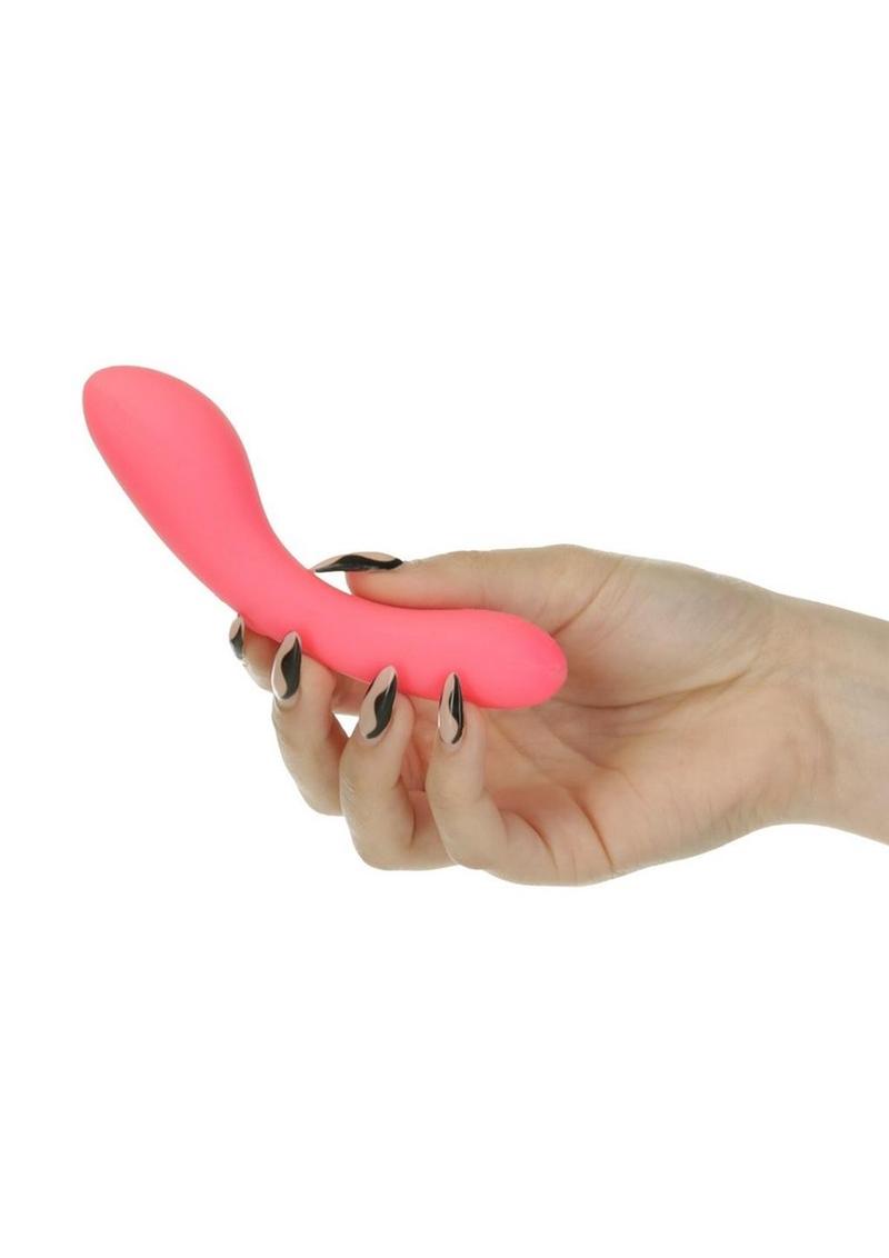 Swan Mini Swan Wand Rechargeable Silicone Vibrator - Pink