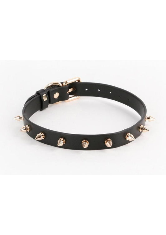 Fetish & Fashion Medusa Collar - Black/Gold