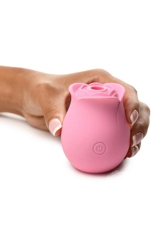 Bloomgasm The Perfect Rose Rechargeable Silicone Clitoral Stimulator - Pink