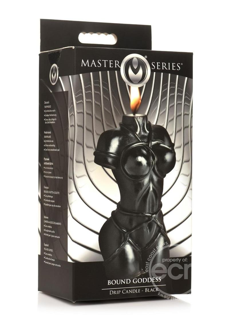 Master Series Bound Goddess Drip Candle - Black