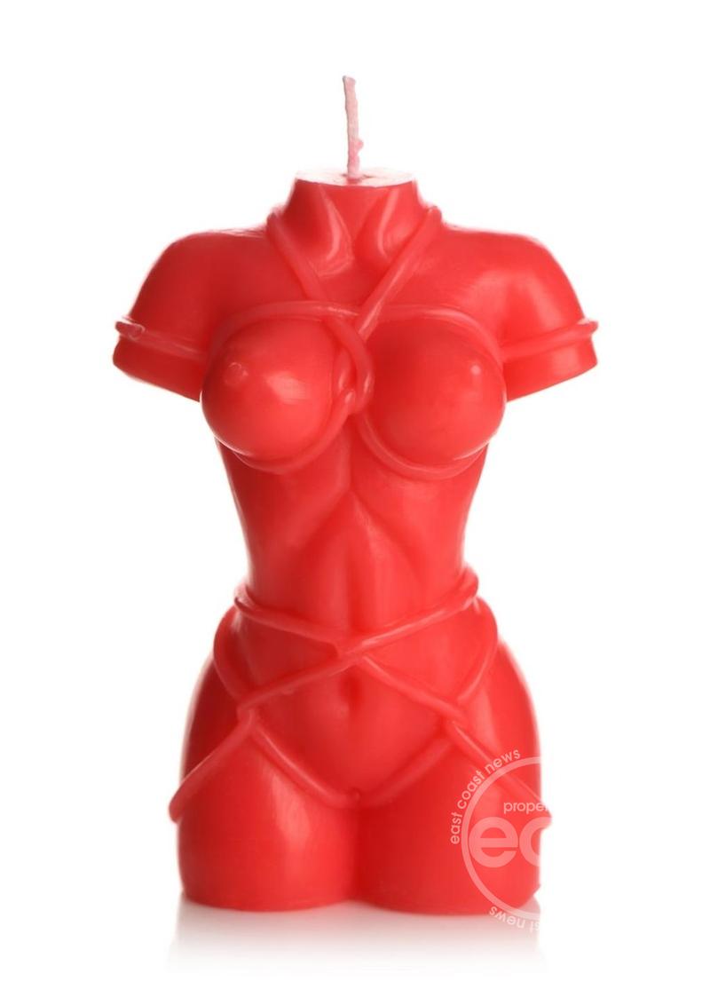 Master Series Bound Goddess Drip Candle - Red