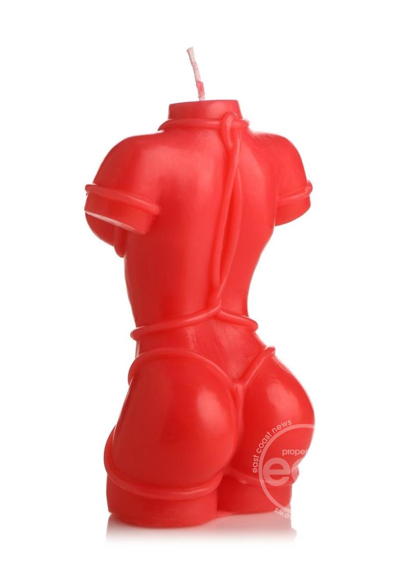 Master Series Bound Goddess Drip Candle - Red