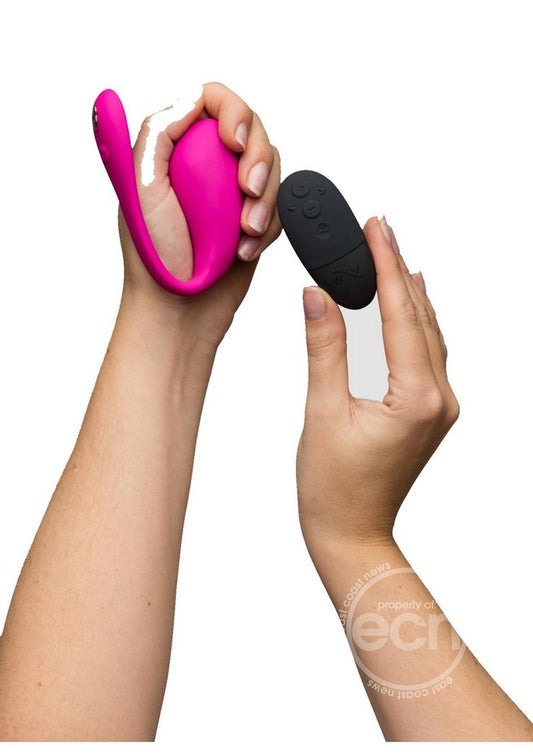 We-Vibe Jive 2 Silicone Rechargeable Remote Control Wearable G-Spot Vibrator - Electric Pink