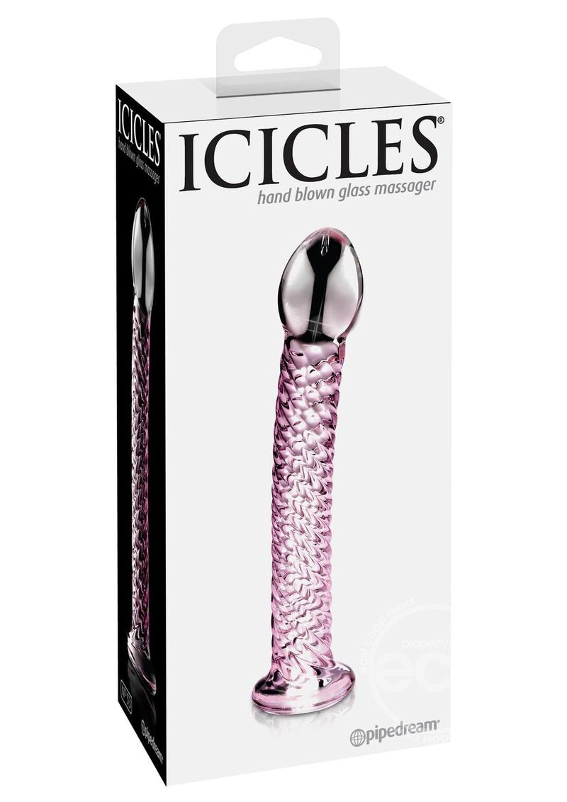 Icicles No 53 Textured Glass Dildo 6.75in – Lady Konfidential