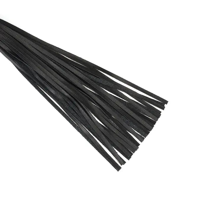 Black Bond Flogger Whip