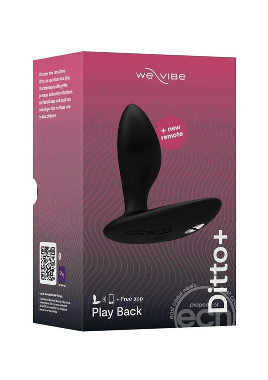 We-Vibe Ditto+ Vibrating Silicone Butt Plug