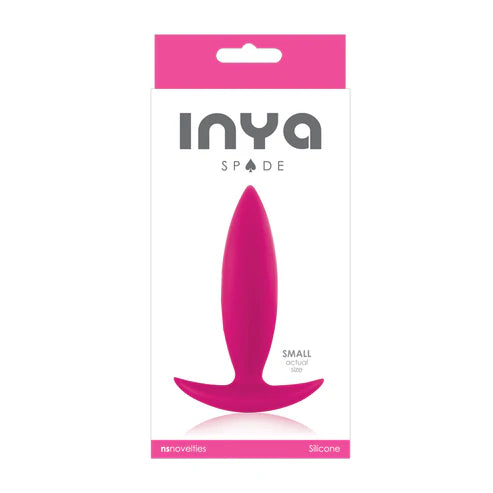 Inya Spade Silicone Butt Plug - Small - Pink