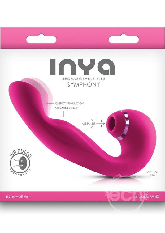 Inya Symphony Rechargeable Silicone Triple Motor Vibrator - Pink